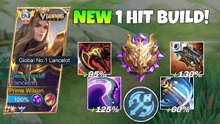 NEW UPDATE LANCELOT 1SHOT BUILD TUTORIAL  SUPER AGGRESSIVE GAMEPLAY INSANE DAMAGE😱🔥 [upl. by Phaedra]