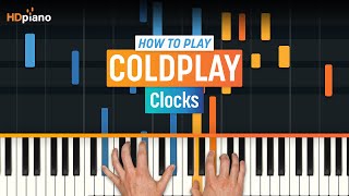 How to Play quotClocksquot by Coldplay  HDpiano Part 1 Piano Tutorial [upl. by Race]