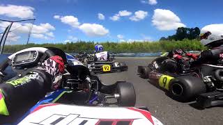 Kartsport Hamilton NZGP Final first 3 laps [upl. by Elletsirk315]