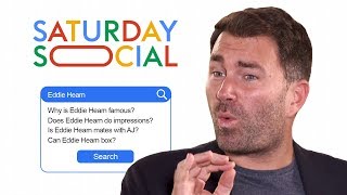 Eddie Hearn Answers the Webs Most Searched Questions About Him  Autocomplete Challenge [upl. by Ocirederf705]