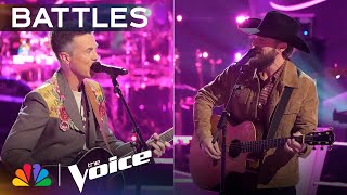 Jake Tankersley and Brad Sample Are the Perfect Duo Singing quotStuck On Youquot  The Voice Battles  NBC [upl. by Daub]