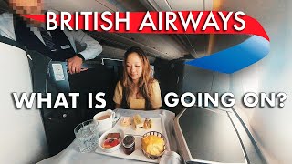 CONFUSING Flight on British Airways Business Class Club World Suites A3501000 [upl. by Zobkiw]