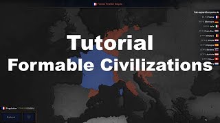 How to set Formable Civilizations in Age of Civilization 2 [upl. by Notloc]