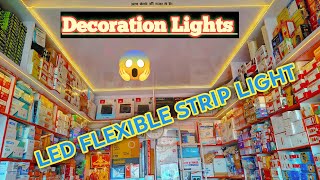 LED STRIP LIGHTS UNBOXING  Decoration Lights  led flexible strip light light strip led bulb [upl. by Shuler624]