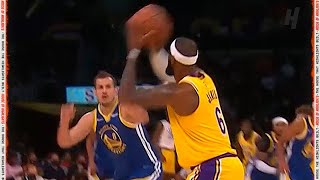 LeBron James Hits His CLASSIC Step Back Three Over Nemanja Bjelica [upl. by Ferretti]