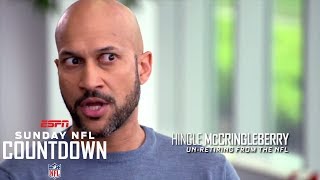 Hingle McCringleberry talks new celebration rule  NFL Countdown  ESPN [upl. by Stets171]