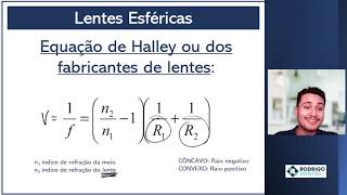 Óptica Geométrica  Lentes Esféricas [upl. by Eyeleen746]