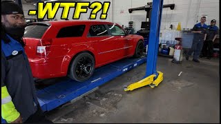 Taking My HELLCAT Swapped MAGNUM Wagon to a SUBARU DEALERSHIP for an Alignment [upl. by Brooke]