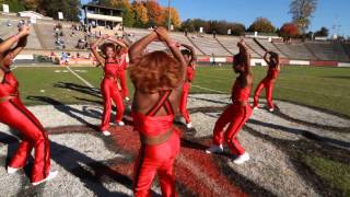 2014 WSSU Cheerleaders Last Home Game Victory Circle [upl. by Nemrak]