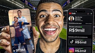 Como CRIAR VÍDEOS VIRAIS de FUTEBOL COM IA PARA MONETIZAR no TIKTOK Dinheiro Online [upl. by Marita388]