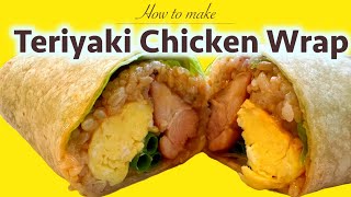 How to make Chicken Teriyaki Britto a fusion of Japanese teriyaki flavors and Mexican burrito style [upl. by Madson]