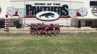 Rosemead High School Varsity Cheer 1617 🐾 Pep Rally [upl. by Tayib]