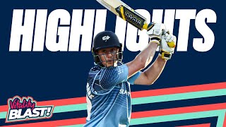 ANOTHER Last Ball Roses THRILLER  Yorkshire v Lancashire  Highlights  Vitality Blast 2022 [upl. by Eenattirb334]