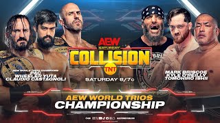 WWE 2K24 Deathriders Vs The Conglomeration  AEW World Trios Championship  AEW Collision 11924 [upl. by Rolph757]