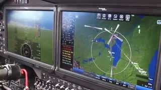 Rockwell Collins demos Pro Line Fusion at Oshkosh 2015 [upl. by Etiam]