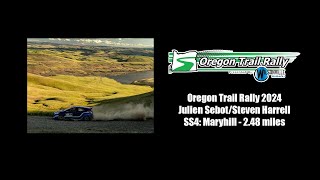 Oregon Trail Rally 2024 SS4  SebotHarrell [upl. by Immanuel256]