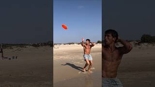 What 1000 Hours Of Frisbee Looks Like🔥🪃🥏 beach frisbee boomerang trickshot gym fitness [upl. by Benenson647]