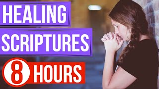 Healing Scriptures Bible verses for sleep with Gods Word ON Peaceful Scriptures [upl. by Rape157]