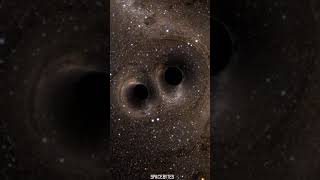 Real sound of two black holes colliding Shorts [upl. by Pogah676]