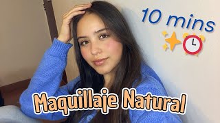 Maquillaje Natural Para Principiantes En 10 min ⏰🔥 [upl. by Nebe911]