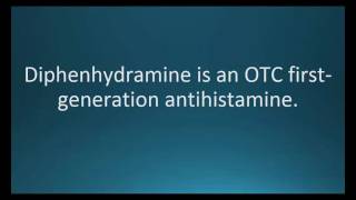 How to pronounce diphenhydramine Benadryl Memorizing Pharmacology Flashcard [upl. by Drona224]