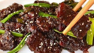 Easy Mongolian Beef 30Minute Recipe [upl. by Drawdesemaj]