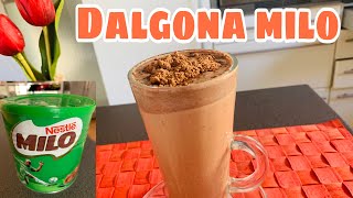 How To Make the Trending Dalgona Milo Para sa mga noncoffee drinker [upl. by Idid]