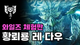 체험판 황뢰룡 레다우 차지액스  몬스터헌터 와일즈 베타 테스트 [upl. by Sirtimid671]