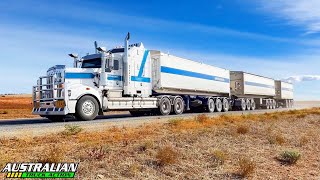 Australian Kenworth T909 Road Train Compilation 3 [upl. by Nylzor]