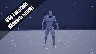 UE4  Tutorial  Snow in Niagara [upl. by Irolav]