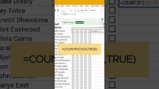 Excel лайфхаки  Как в эксель работать с чек боксами эксель excel excelformula лайфхак ексель [upl. by Cortney856]