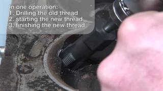 VCOIL  Repair of spark plug threads [upl. by Yereffej]