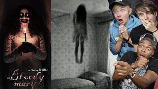 REACTING TO THE SCARIEST SHORT FILMS ON YOUTUBE PART 6 ft Sam and Colby [upl. by Adolph]