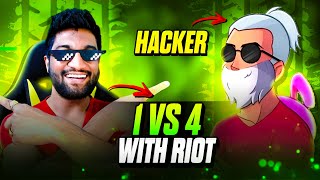 AAJ TOH RIOT KO 1 VS 4 ME PITA 🤣🤣🤣AUKKAT KALAMLIVE222 [upl. by Atis884]