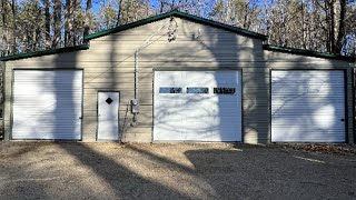 Fitting out a metal carport building for use as a full work shop [upl. by Homans]