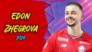 Edon Zhegrova  Goals and Highlights Lille 2024  HD [upl. by Enair]