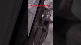 FORD TRANSIT CUSTOM 2019 WORN OUT DRIVE BELT TENSIONER [upl. by Aidyn]