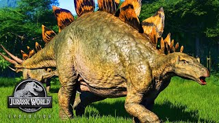 Finalmente alguém M4TOU um ESTEGOSSAURO  Jurassic World Evolution 2  Ep 42 [upl. by Jacobsohn]