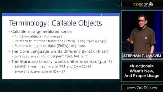 CppCon 2015 Stephan T Lavavej “functional Whats New And Proper Usagequot [upl. by Atlanta594]