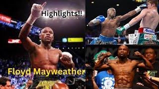 Floyd Mayweather Perfecting  Highlights  Unbeatable [upl. by Telrats473]