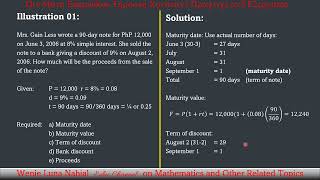 Discounting Promissory Note [upl. by Ahsiram204]