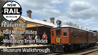 4K Rail Motor Rides At Thirlmere  Walking Through The Museum [upl. by Semreh]