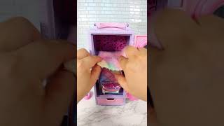 Satisfying with Unboxing amp Review Miniature School Locker Set Toys Kitchen Video  ASMR Videos [upl. by Nierman991]