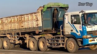 Cement trucks Trailer Company and Ben trucks driver on the road truck driver truck trailer truck [upl. by Tnahs139]