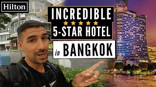 5STAR LUXURY HOTEL TOUR IN BANGKOK  Millennium Hilton Bangkok [upl. by Kcir64]