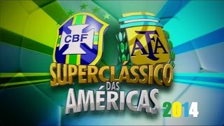 Brasil vs Argentina  Superclássico das Américas [upl. by Nitnelav]