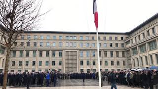 Balard  les Armées rendent hommage au colonel Arnaud Beltrame [upl. by Bertie]