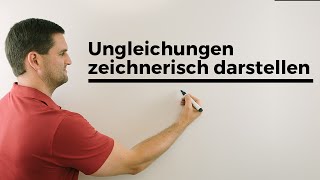 Ungleichungen zeichnerisch darstellen Umstellen nicht vergessen  Mathe by Daniel Jung [upl. by Margalit]