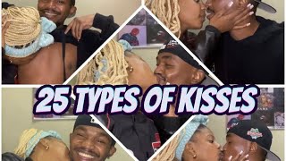 25 TYPES OF KISSES💋 WITH MY FEMALE BESTIE🥺 [upl. by Notlimah]