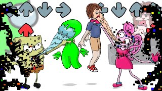 Adventure Time 2 Mini Crewmate vs FNF vs FNAFSB Characters  Among Us vs Friday Night Funkin [upl. by Maurise234]